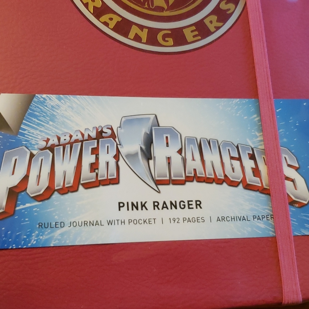 Journal Saban's Power Rangers Pink Ranger Hardcover Ruled with Pocket - Picture 5 of 6